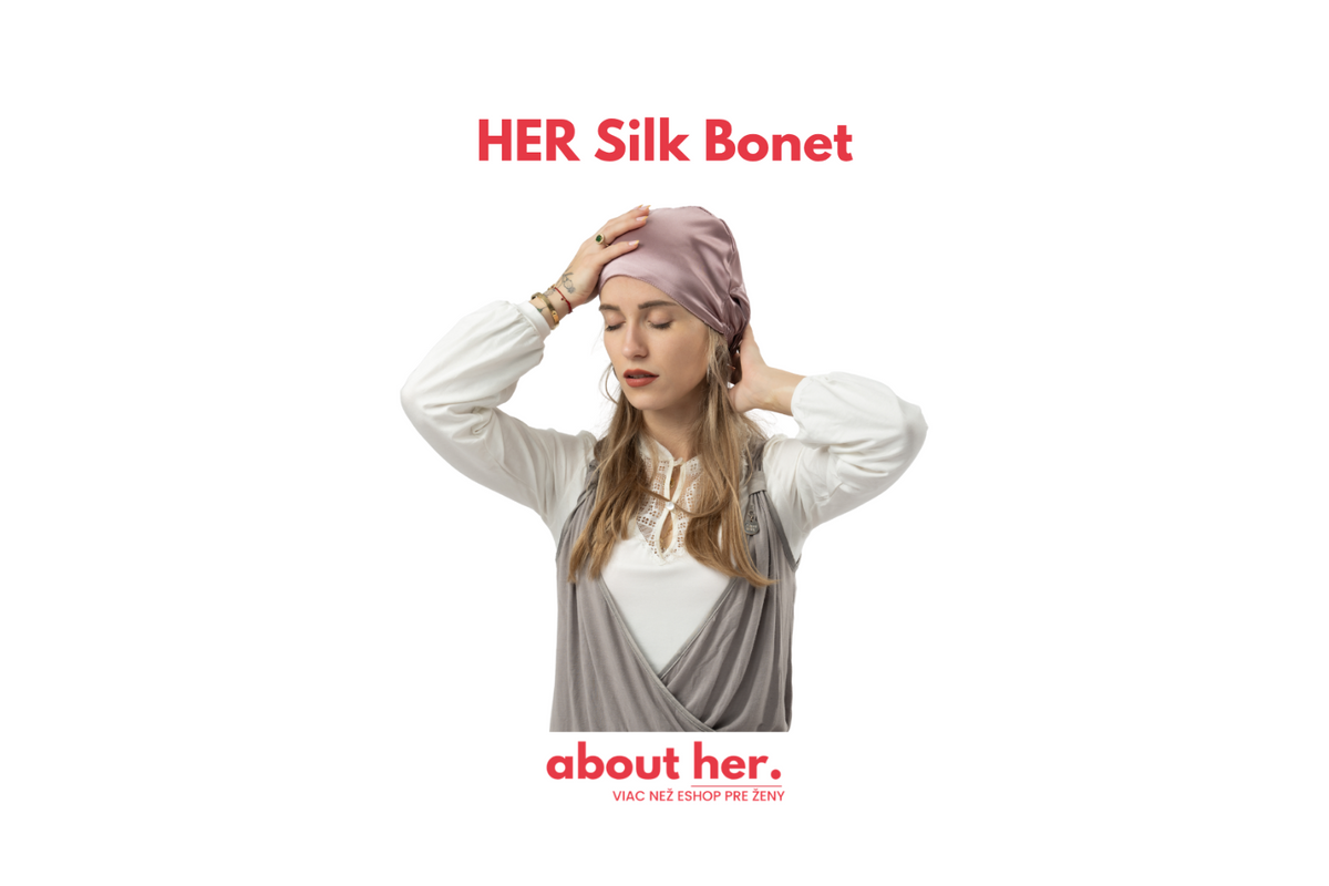 Originálny katalógový záber HER SILK BONET - Sleeping Cap od AboutHer.
