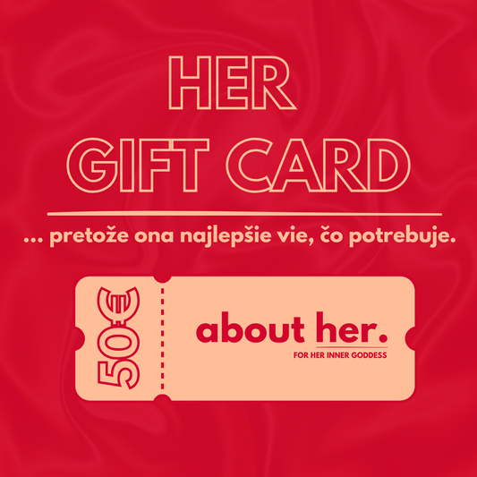 HER GIFT CARD - darčekový poukaz