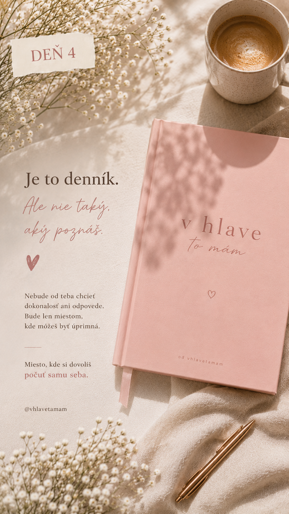 Denník V hlave to mám. PREDPREDAJ