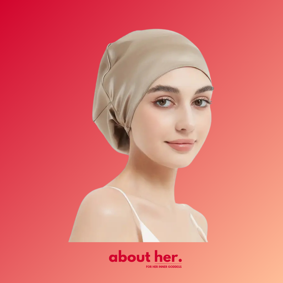 HER SILK BONET - hodvábna čiapka