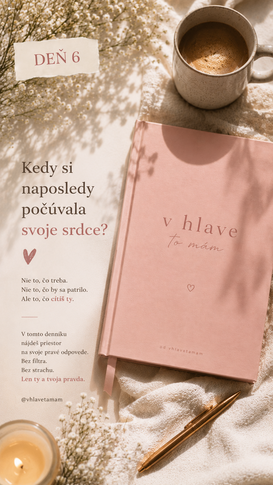 Denník V hlave to mám. PREDPREDAJ