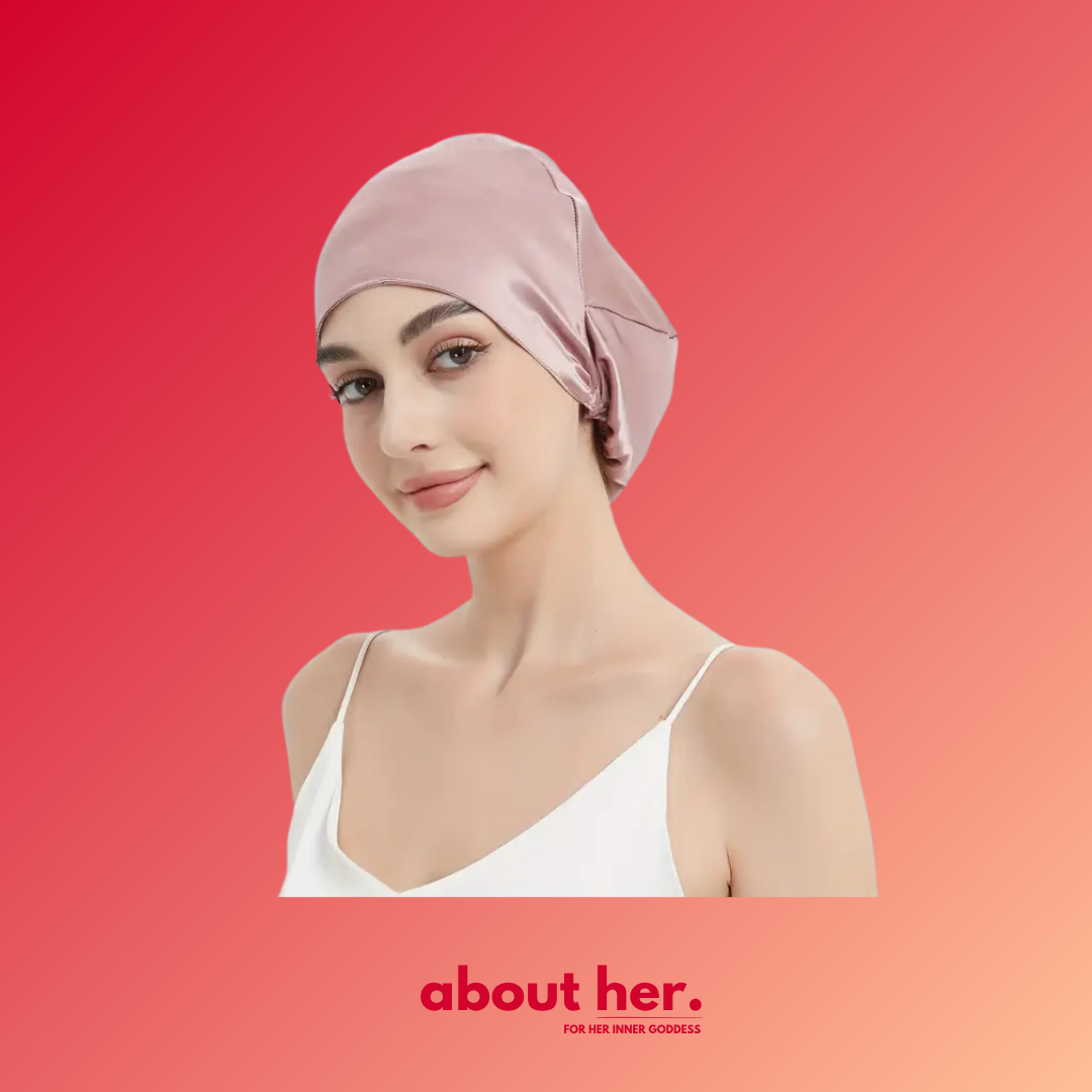 HER SILK BONET - hodvábna čiapka