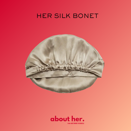 HER SILK BONET - hodvábna čiapka